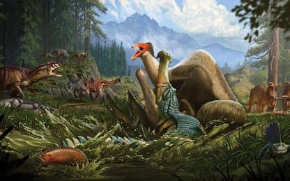 Jaag als dinosaurus in het holst van de nacht in Path of Titans