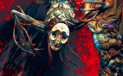 Bevecht groteske monsters in Path of the Goddess