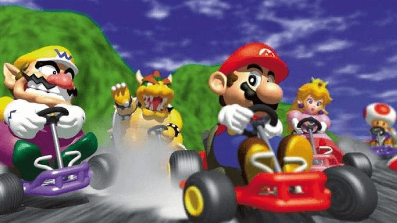 Mario Kart 64 nu te spelen in HD graphics