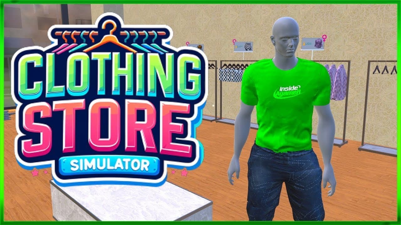 Jouw naam schittert nu op kledij in Clothing Store Simulator