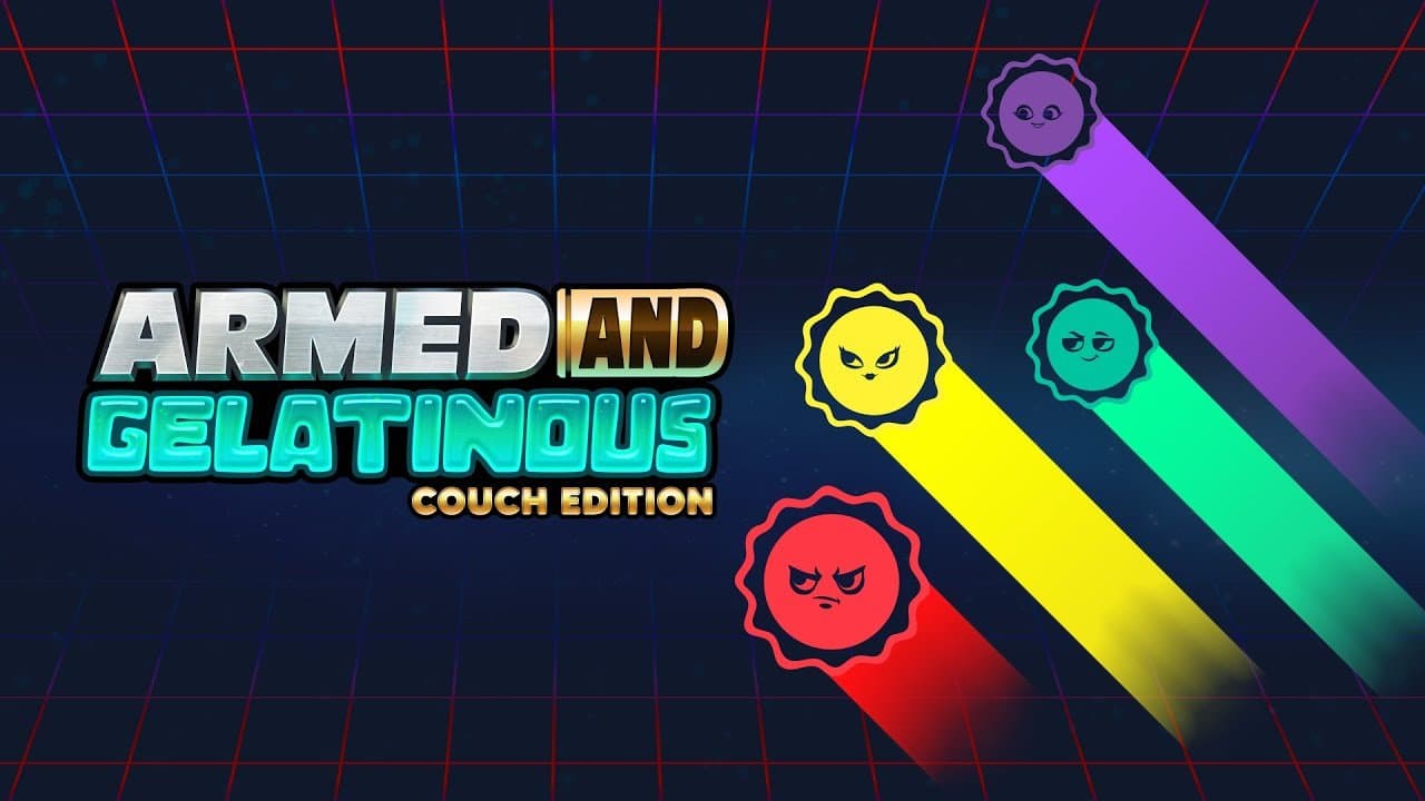 De launch trailer van Armed and Gelatinous: Couch Edition is...anders