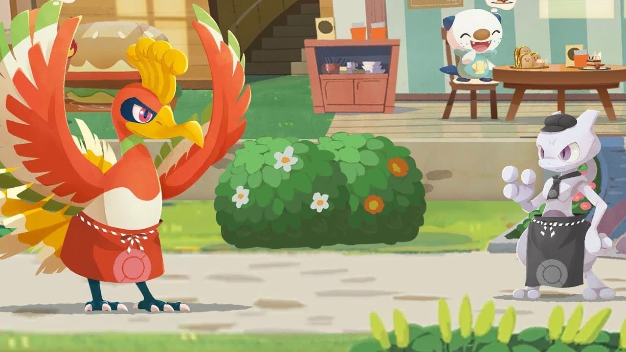 Lugia zit nu in Pokémon Café Remix en hij heeft vrienden meegenomen