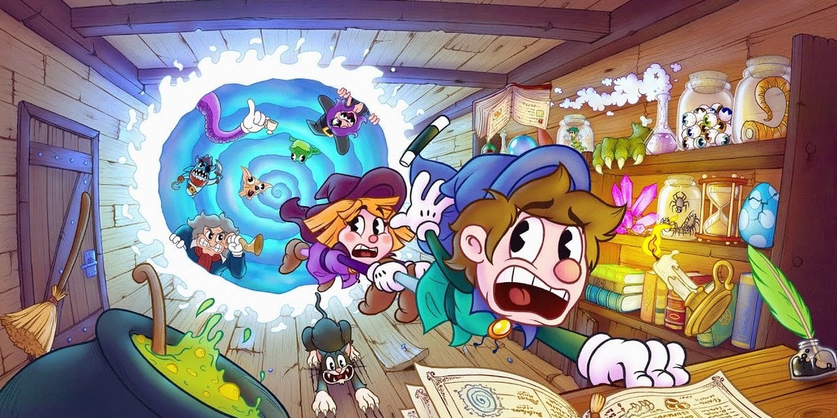 Enchanted Portals doet denken aan Cuphead
