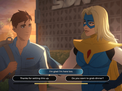 mecha goes for a drink with blond blazer