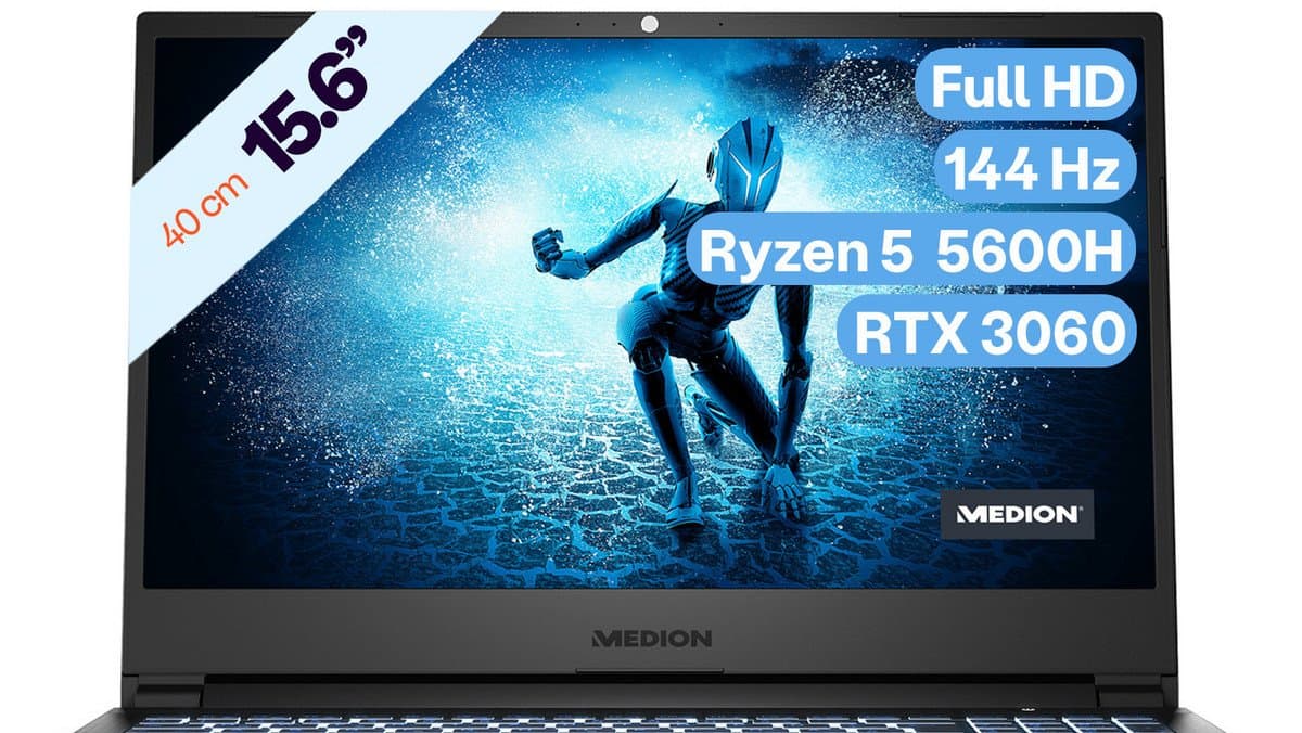 Je kunt flink besparen op de Medion Gaming laptop MD62343