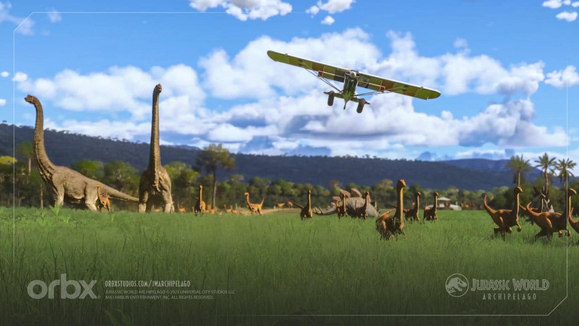 Ontdek vanaf nu Jurassic World vanuit de lucht in Microsoft Flight Simulator 2024