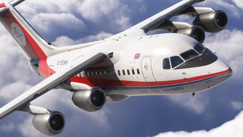 Verken nu de lucht met de BAE 146 in Microsoft Flight Simulator 2024