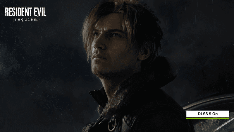 Leon Kennedy DLSS 5 Resident Evil Requiem