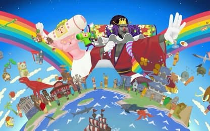 Lekker rommel alle kanten op rollen kan in Once Upon A KATAMARI