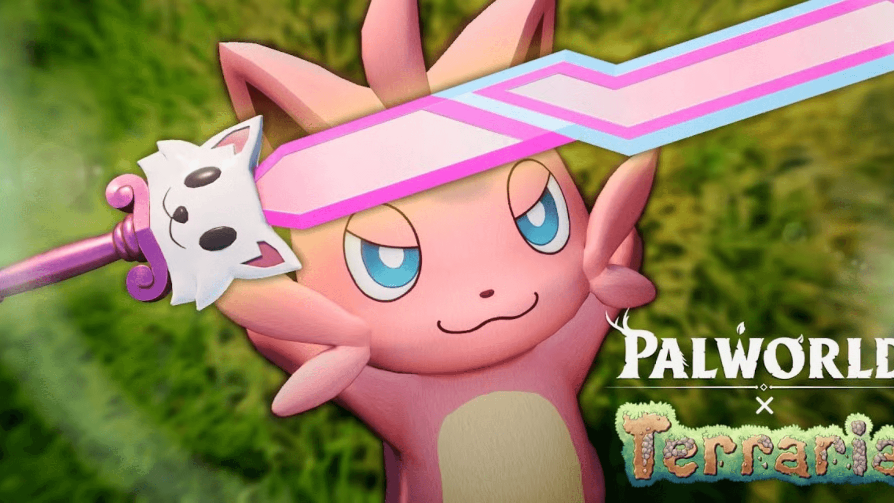 Palworld-spelers krijgen nu alvast een teaser van de Terraria crossover