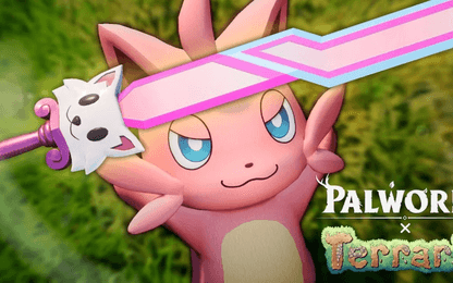 Palworld-spelers krijgen nu alvast een teaser van de Terraria crossover
