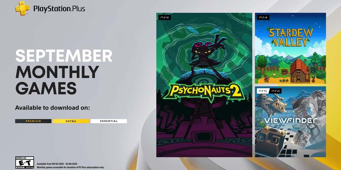De PlayStation Plus Essential voor september zijn nu te downloaden
