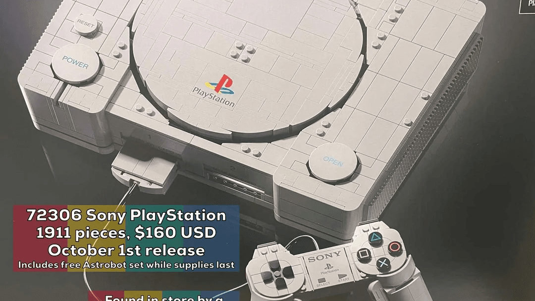 Gelekte foto's van PlayStation LEGO-set opgedoken