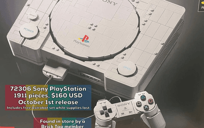 Gelekte foto's van PlayStation LEGO-set opgedoken