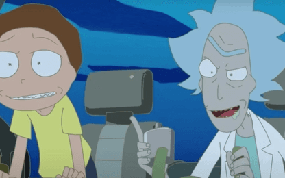 Hier is een sneak peak van Rick & Morty: The Anime