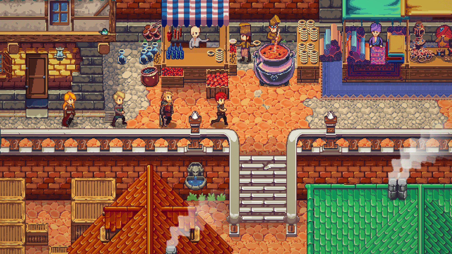 Bestuur Mechs en Airships in de JRPG Chained Echoes