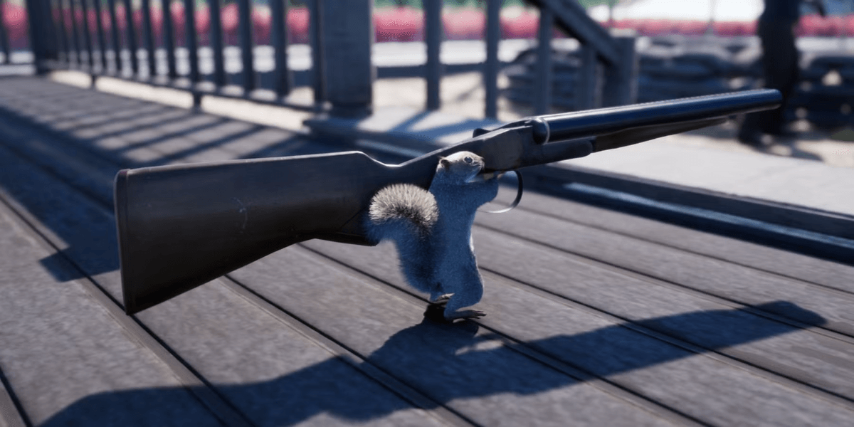 Let op! Deze eekhoorn is bewapend!