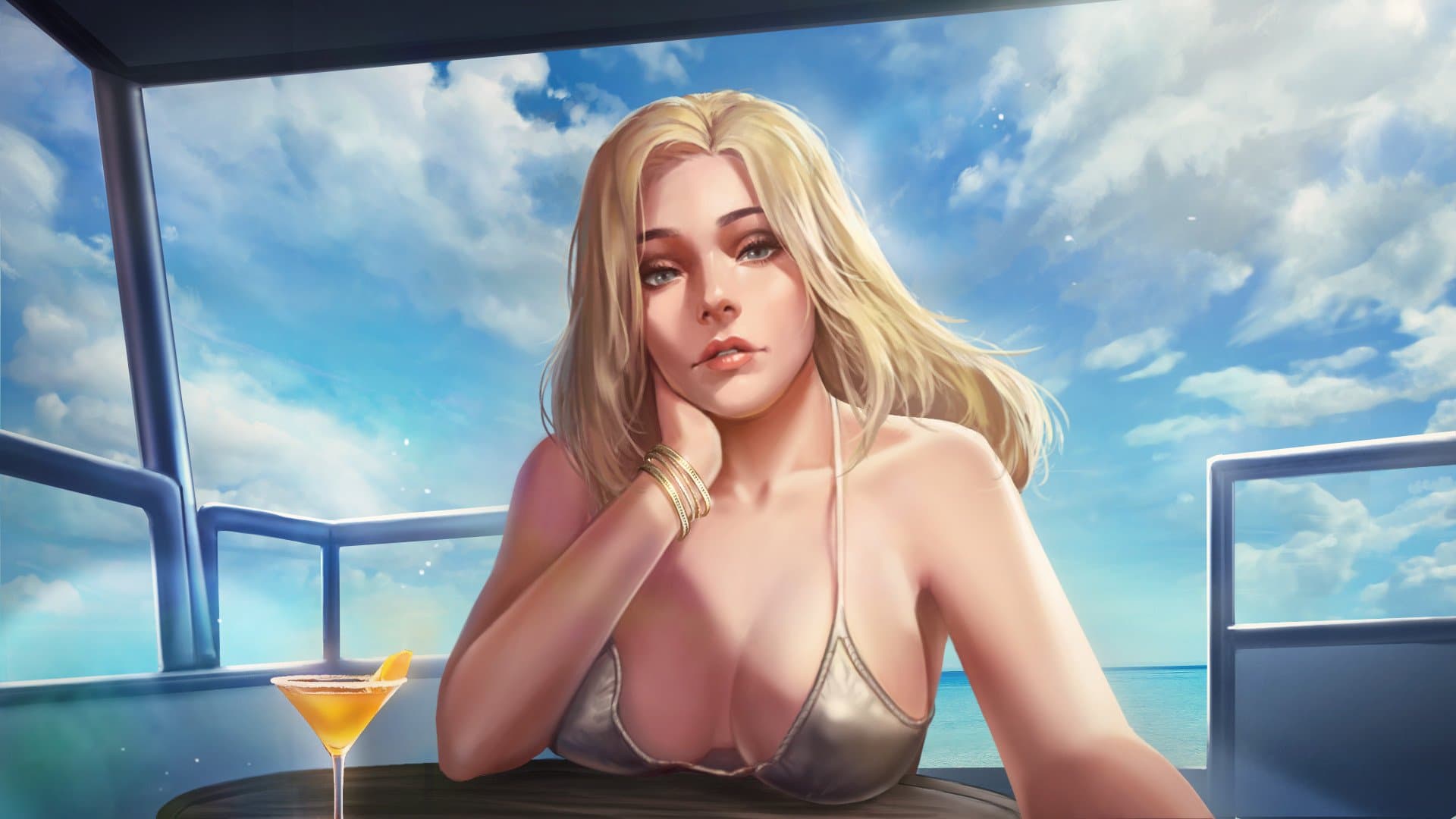 Ook in Sexy Airlines slaan ze aan het gamen