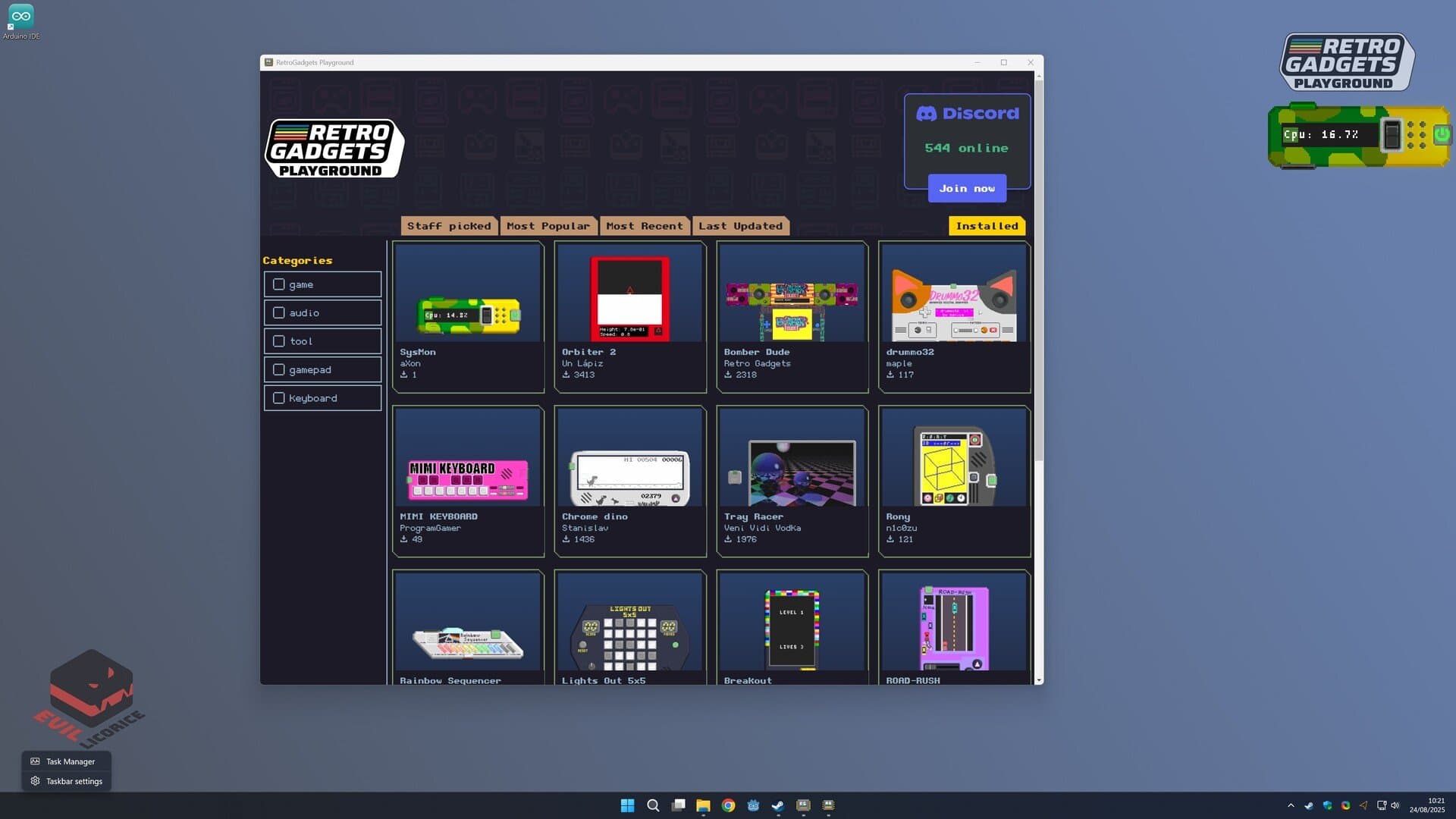 Retro Gadgets Playground is vanaf nu beschikbaar op Steam