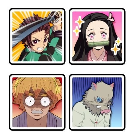 Demon Slayer: Kimetsu no Yaiba - Sweep the Board! Stamps