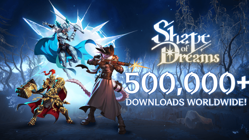 Shape of Dreams is meer dan een half miljoen keer gedownload