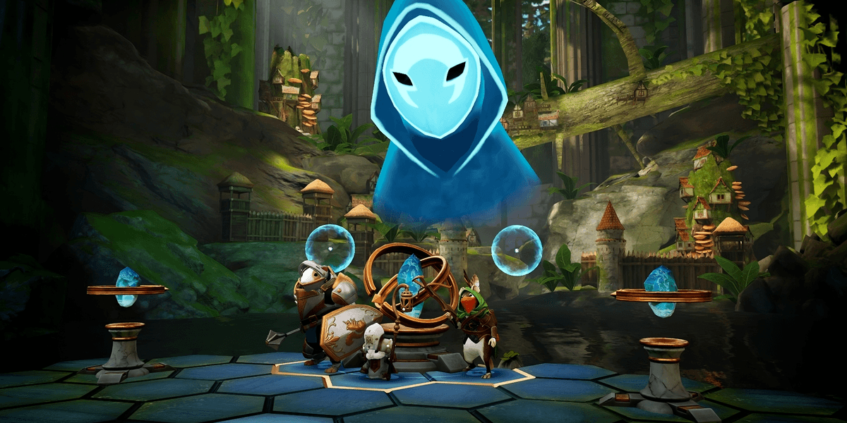 Glassbreakers: Champions of Moss is een multiplayer game in de wereld van Moss