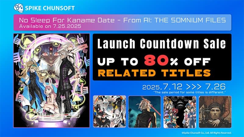 Games van Spike Chunsoft zijn flink in de aanbieding op Steam