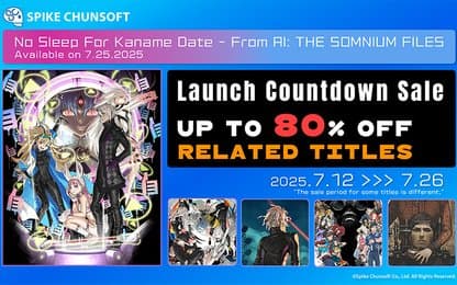 Games van Spike Chunsoft zijn flink in de aanbieding op Steam