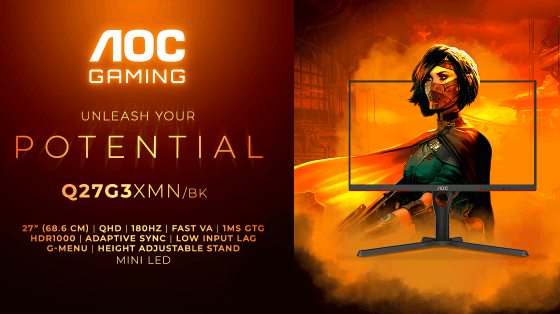 AGON by AOC komt met een betaalbare MiniLED gaming-monitor