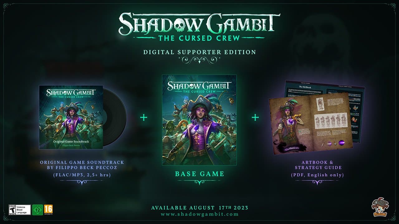 De prijs is bekendgemaakt van Shadow Gambit: The Cursed Crew