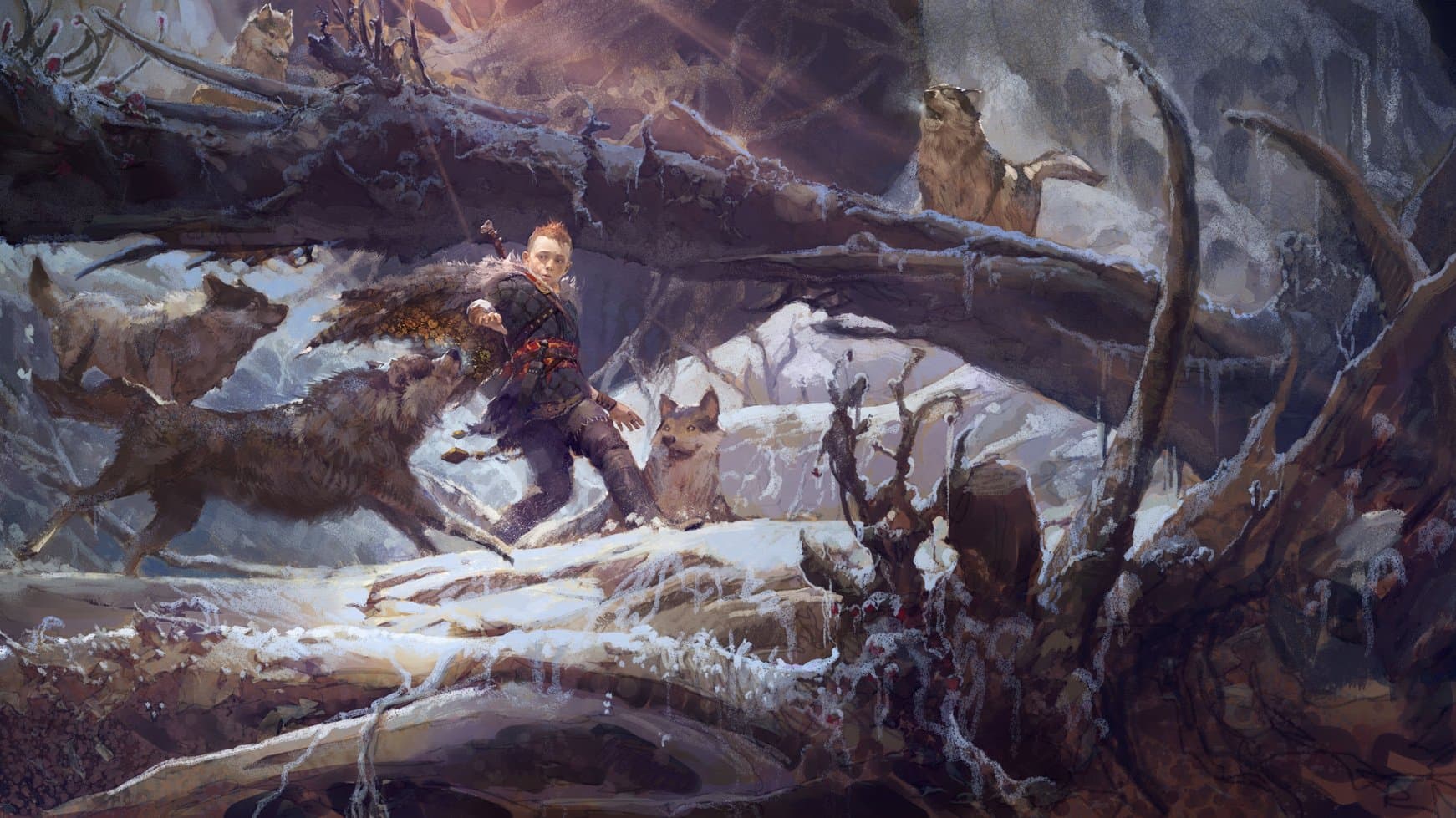 Cook and Becker heeft hoge kwaliteit art prints gemaakt van God of War: Ragnarök