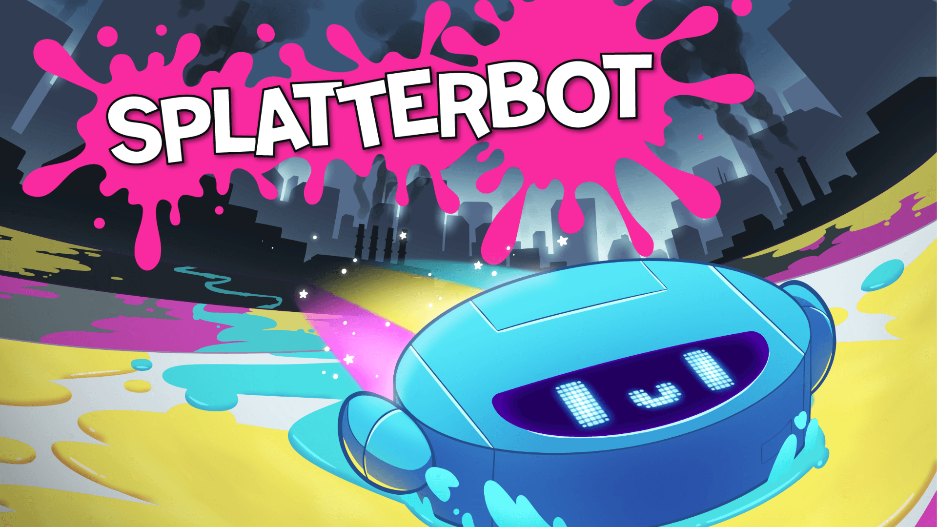 Splatterbot krijg je als je stofzuigrobots volstopt met verf