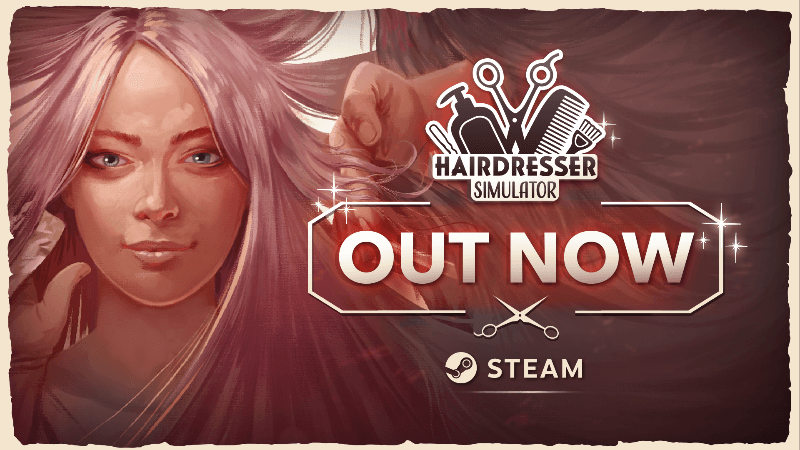 Laat de kapper in je los in Hairdresser Simulator