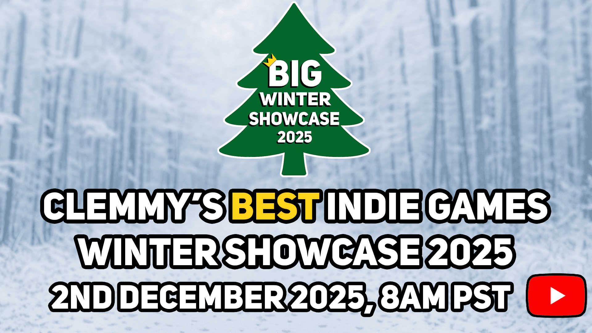De Big Winter Showcase 2025 gaat zometeen beginnen!