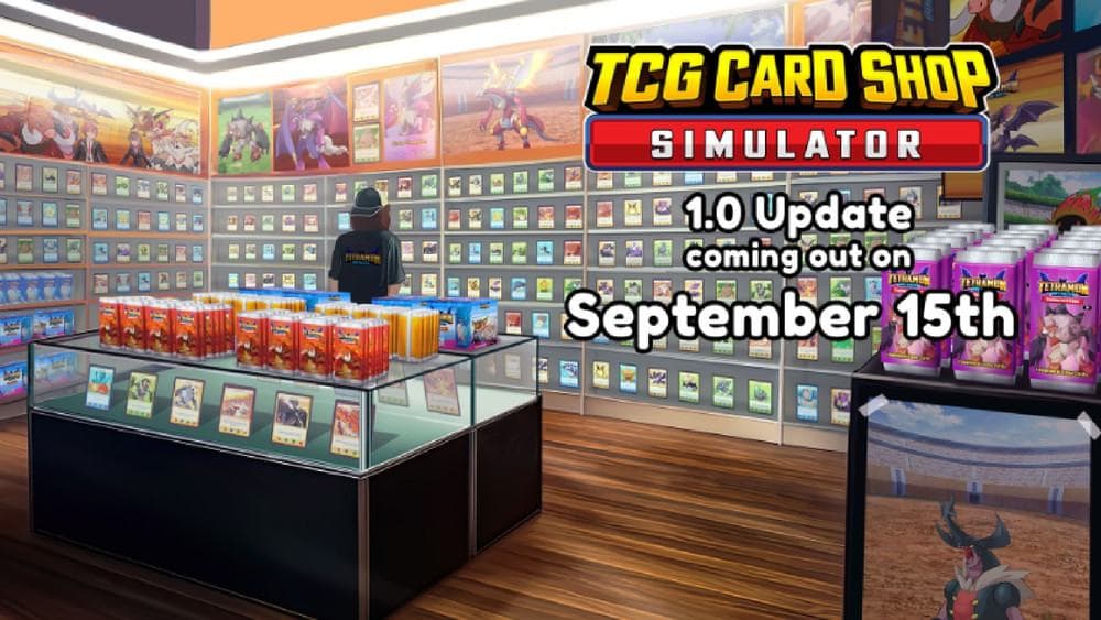 TCG Card Shop Simulator versie 1.0 verschijnt op 15 september voor pc en consoles